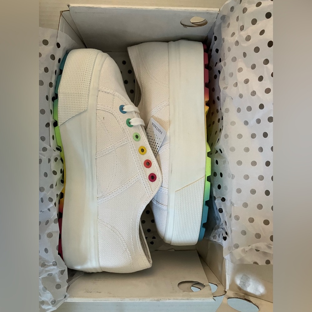 Superga - 2790 Tank Multicolor - S4113UW - RAINBOW - Size 9.5 Women Shoes